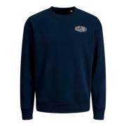 Klassisk Navy Blå Sweatshirt med Logo