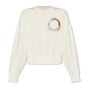 Sweatshirt med logo