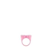 Pink Beatter-Fly Ring i 925 Sølv