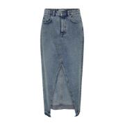 Leigh Ex Lang Denim Nederdel