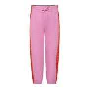 Sporty Pink Bomuldsfleece Bukser