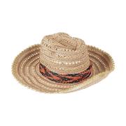 Elegant Raffia Sombrero Hat - MultiColour