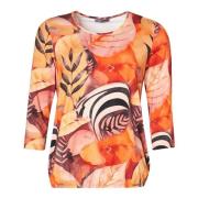 Melani Abstrakt Print T-Shirt