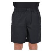 Sorte Logo Patch Shorts til Mænd