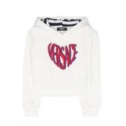 Børn Hvide Sweaters med Hjerte Logo