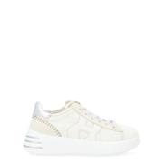 Rebel Hvide og Beige Sneakers