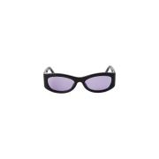 Retro Oval Solbriller Kvinder 90'erne Stil