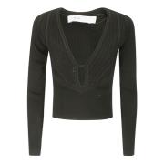 V-hals Strik Top