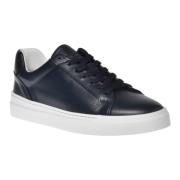 Sneaker in blue calfskin