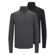 Klassisk Rullekrave Sweater 2-Pakke
