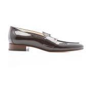 Brune Patentlæder Penny Loafers