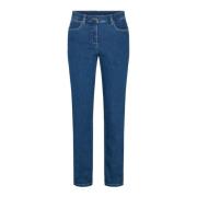 Laurie Charlotte Regular Ml Trousers Regular 100807 49401 Blue Denim