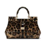 Sicily Leopard-Print Taske