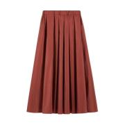 A-Line Taffeta Maxi Nederdel