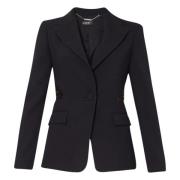 Sort Blonder Blazer Jakke