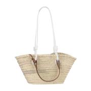 Straw Tote Bag Bianco