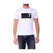 Afslappet Logo Print T-Shirt