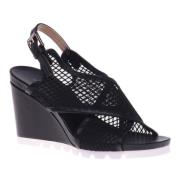 Sandal in black nesh