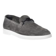 Loafer in grey suede