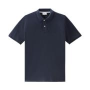 Midnight Blue Bomuld Polo Skjorte