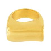 Modig Guld Chunky Bar Statement Ring