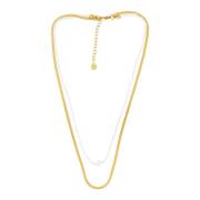 Joy Waterproof Prelayered Pearl Necklace Gold Plating