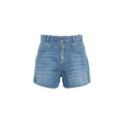 Slidte High Waist Denim Shorts