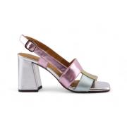 Pink Guld Grøn Sandal