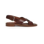 Cognac Læder Sandal