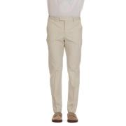 Slim Fit Ivory Twill Stretch Bukser