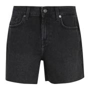 Jeans Shorts med slidser