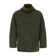 Stilfuld olivengrøn Ashby jakke