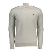 Casual Sweater til Mænd - Grå, Forskellige Størrelser