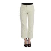 Elegante Beige Capri Cropped Bukser