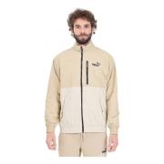 Beige Windbreaker Jakke