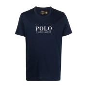 Blå T-shirts og Polos S/S Crew-Sleep-Top