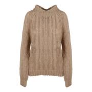 Moncler Grenoble open-knit Wool Jumper Beige