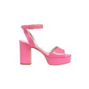 Rosa Patent Platform Sandal