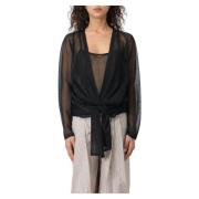 Crepe Viscose Cardigan