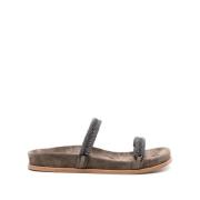 Brun Slippers SS24 Dame Sko