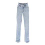 Asymmetriske Jeans med Kædedetalje