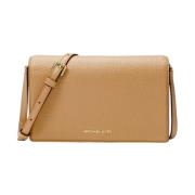 Flap Crossbody Taske i Pale Peanu