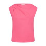 One-Shoulder Bloom Top | Pink