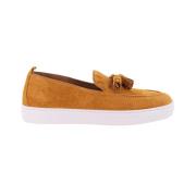 Suede Slip-On Moccasin med Tassels