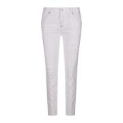 Hvide Ripped Cool Girl Jeans