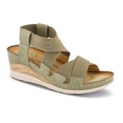 Behagelig Sandal med 60mm Kilehæl