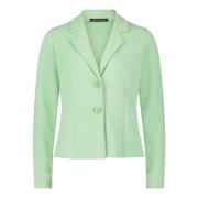 Elegant Knappet Jersey Blazer