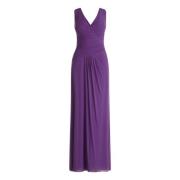 Elegant V-Neck Evening Dress