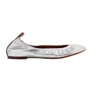 Metallic Ballerina Slip-On Sko