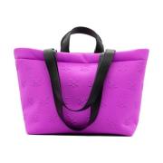 Monogram Shopper i Pink/Sort